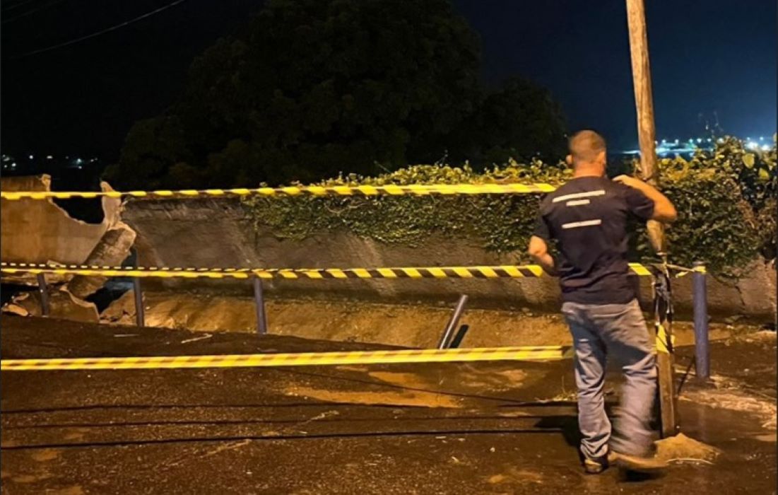 Empresa é notificada após novo cedimento no Morro do Moraes