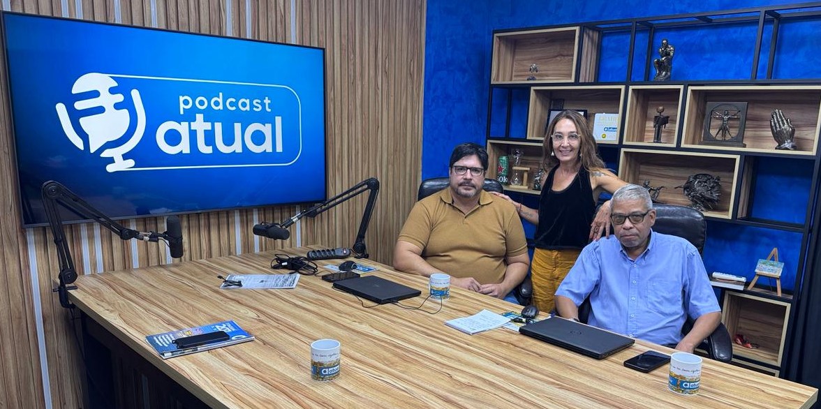 Visita “presidencial” à redação do Atual