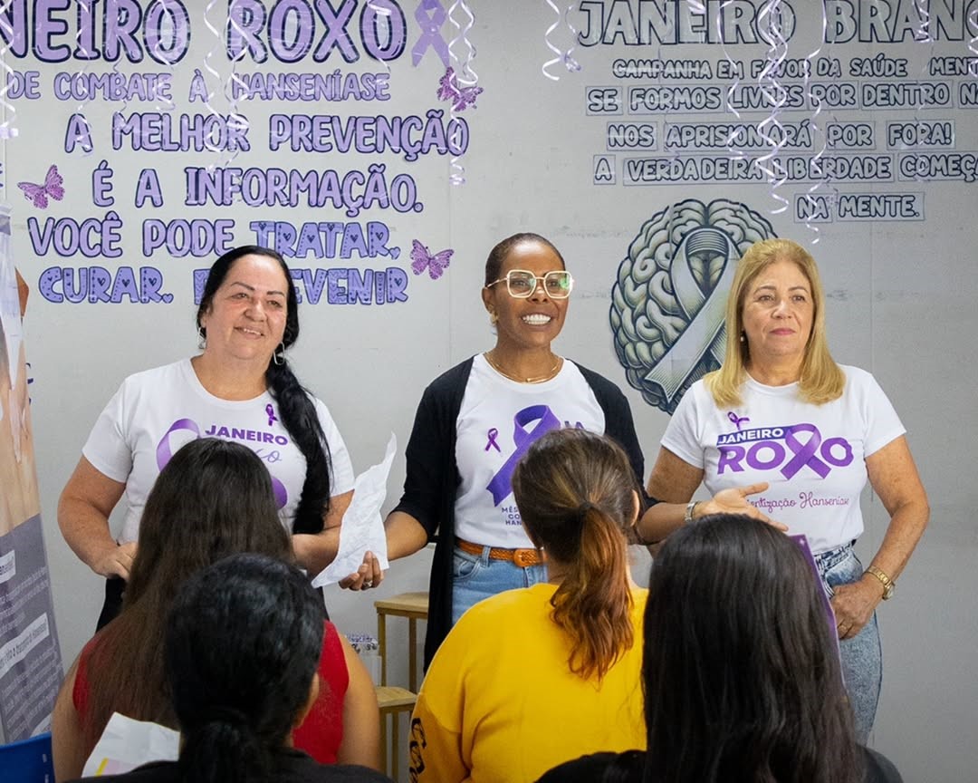 Clínica da Família promove ação do Janeiro Branco e Roxo