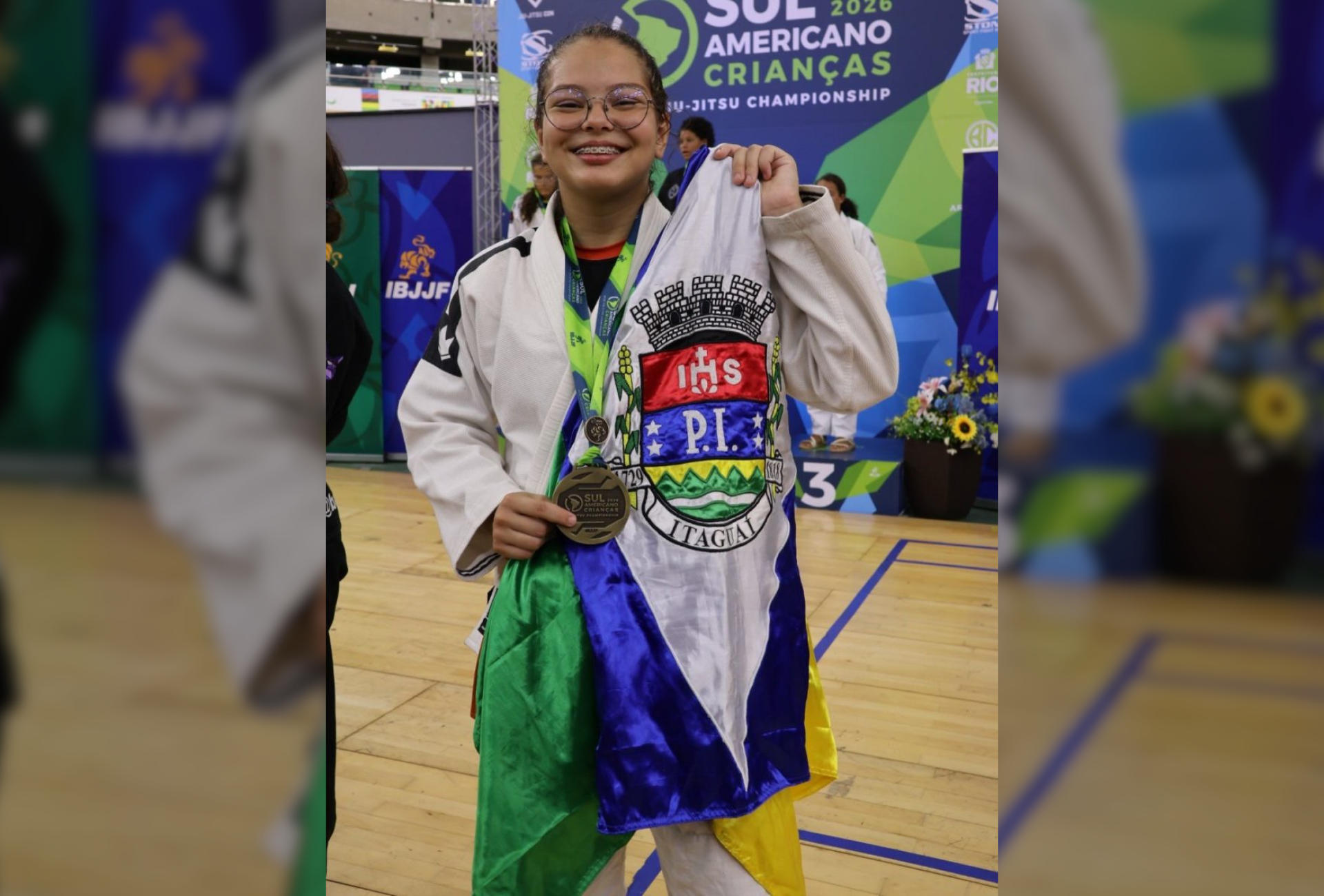 Itaguaí reafirma força no jiu-jitsu com Maria Clara ‘Pitbull’