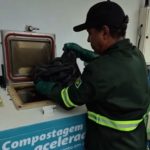 Escola de Muriqui recebe máquina de compostagem e instala PEV