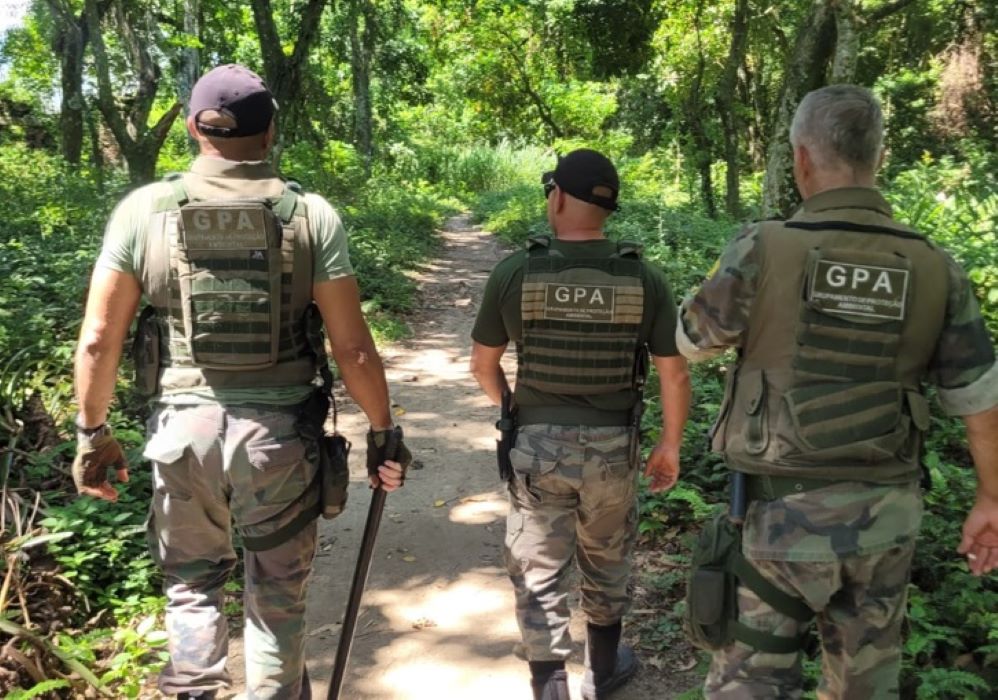 Operação Verão remove acampamento irregular no Sahy