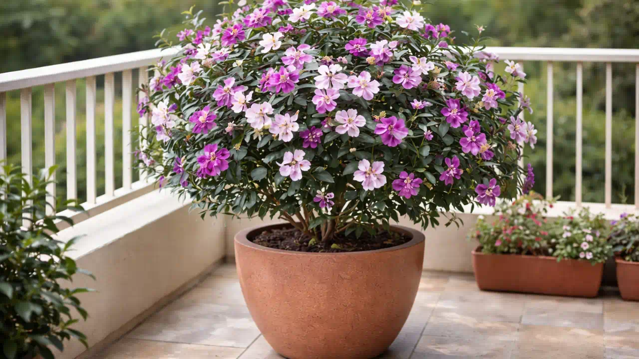 Manacá-da-serra anão – 5 anos de expectativa para florir em vaso grande