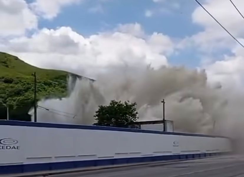Vazamento na ETA Guandu reduz operação do sistema